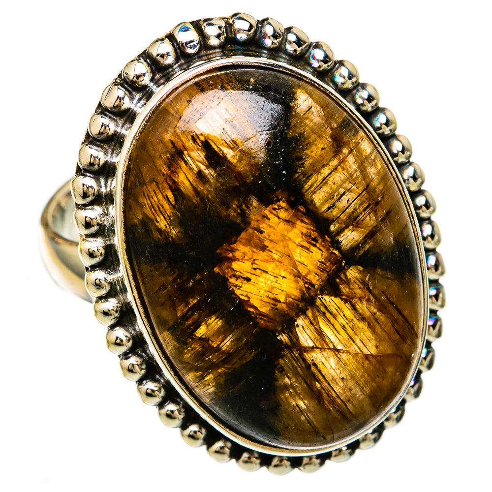 Chiastolite Rings handcrafted by Ana Silver Co - RING103946 - Photo 2