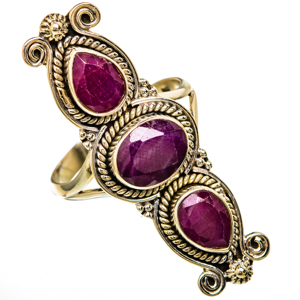 Ruby Rings handcrafted by Ana Silver Co - RING103948 - Photo 2