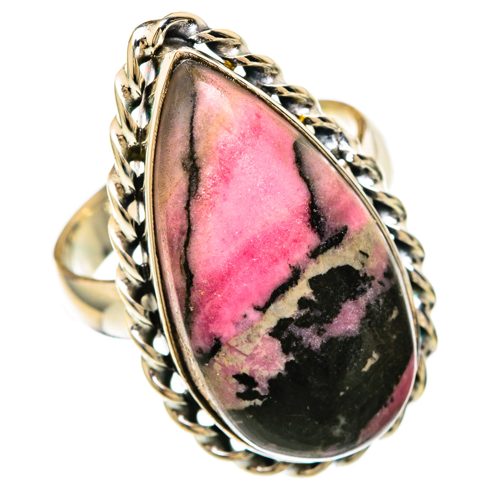 Rhodonite Rings handcrafted by Ana Silver Co - RING103949 - Photo 2