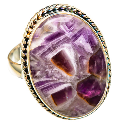 Chevron Amethyst Rings handcrafted by Ana Silver Co - RING103956 - Photo 2