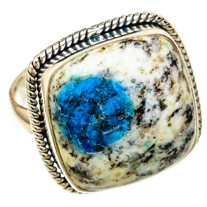 K2 Blue Azurite Rings handcrafted by Ana Silver Co - RING103963 - Photo 2