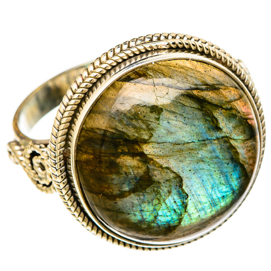 Labradorite Rings handcrafted by Ana Silver Co - RING103967 - Photo 2