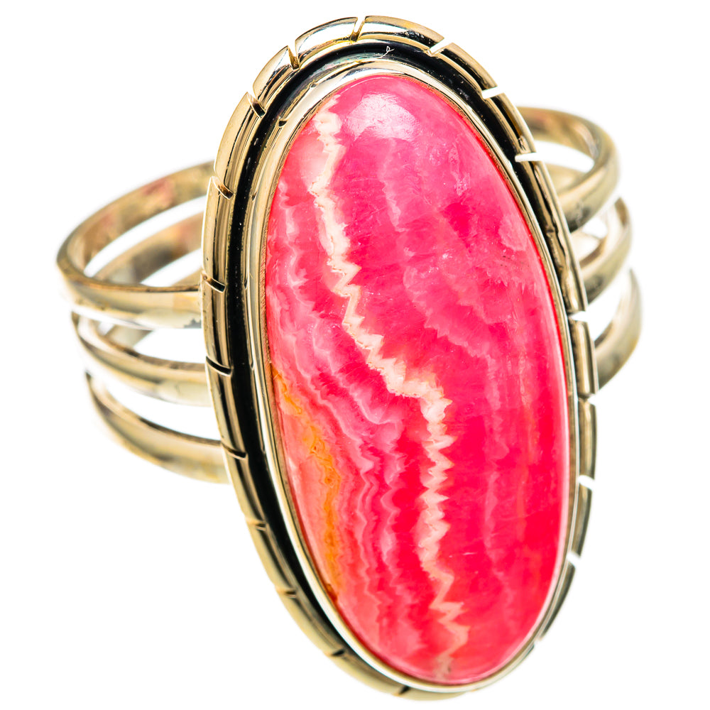 Rhodochrosite Rings handcrafted by Ana Silver Co - RING103973 - Photo 2