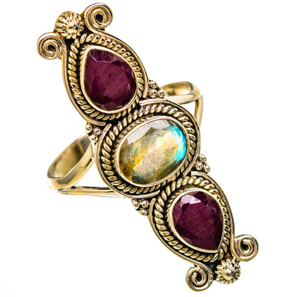 Labradorite Rings handcrafted by Ana Silver Co - RING103974 - Photo 2