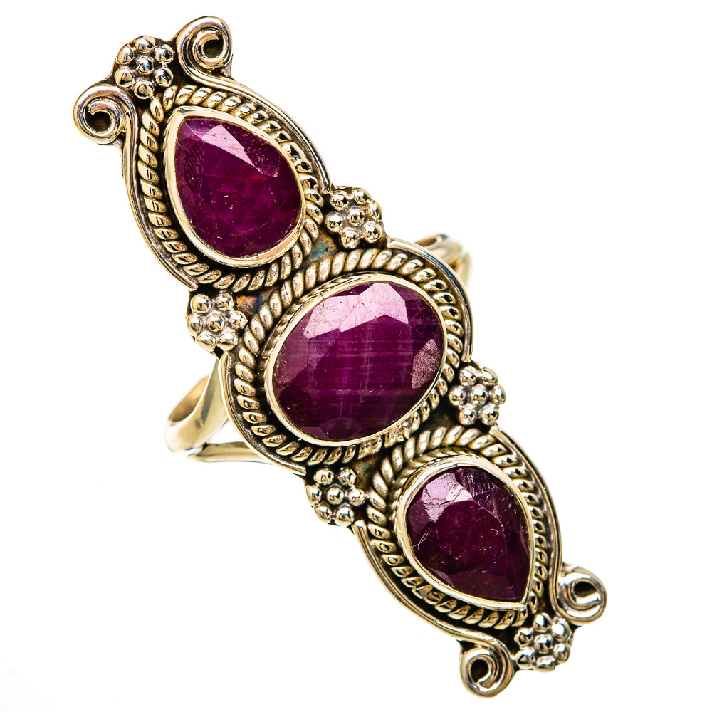 Ruby Rings handcrafted by Ana Silver Co - RING103976 - Photo 2