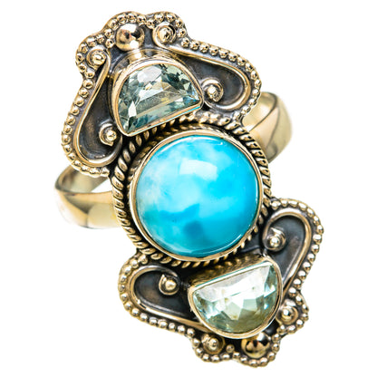 Larimar Rings handcrafted by Ana Silver Co - RING103990 - Photo 2