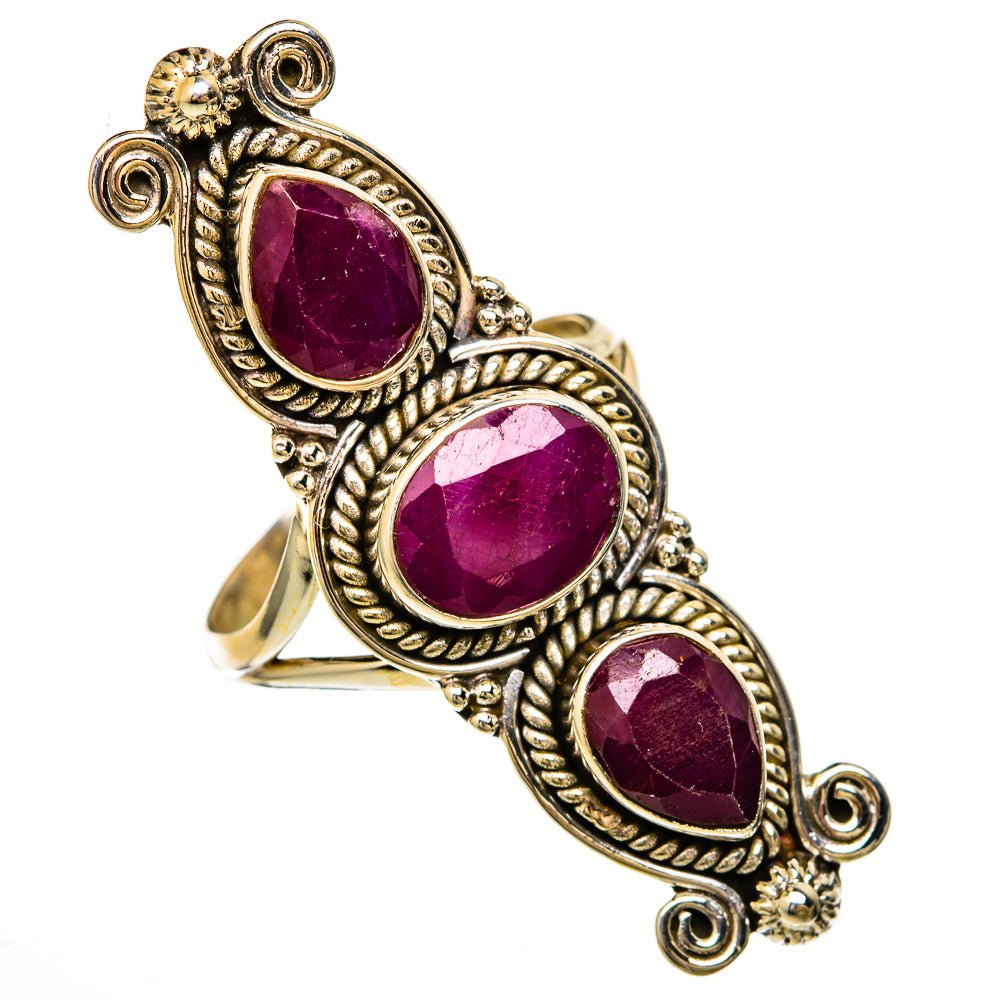 Ruby Rings handcrafted by Ana Silver Co - RING103996 - Photo 2