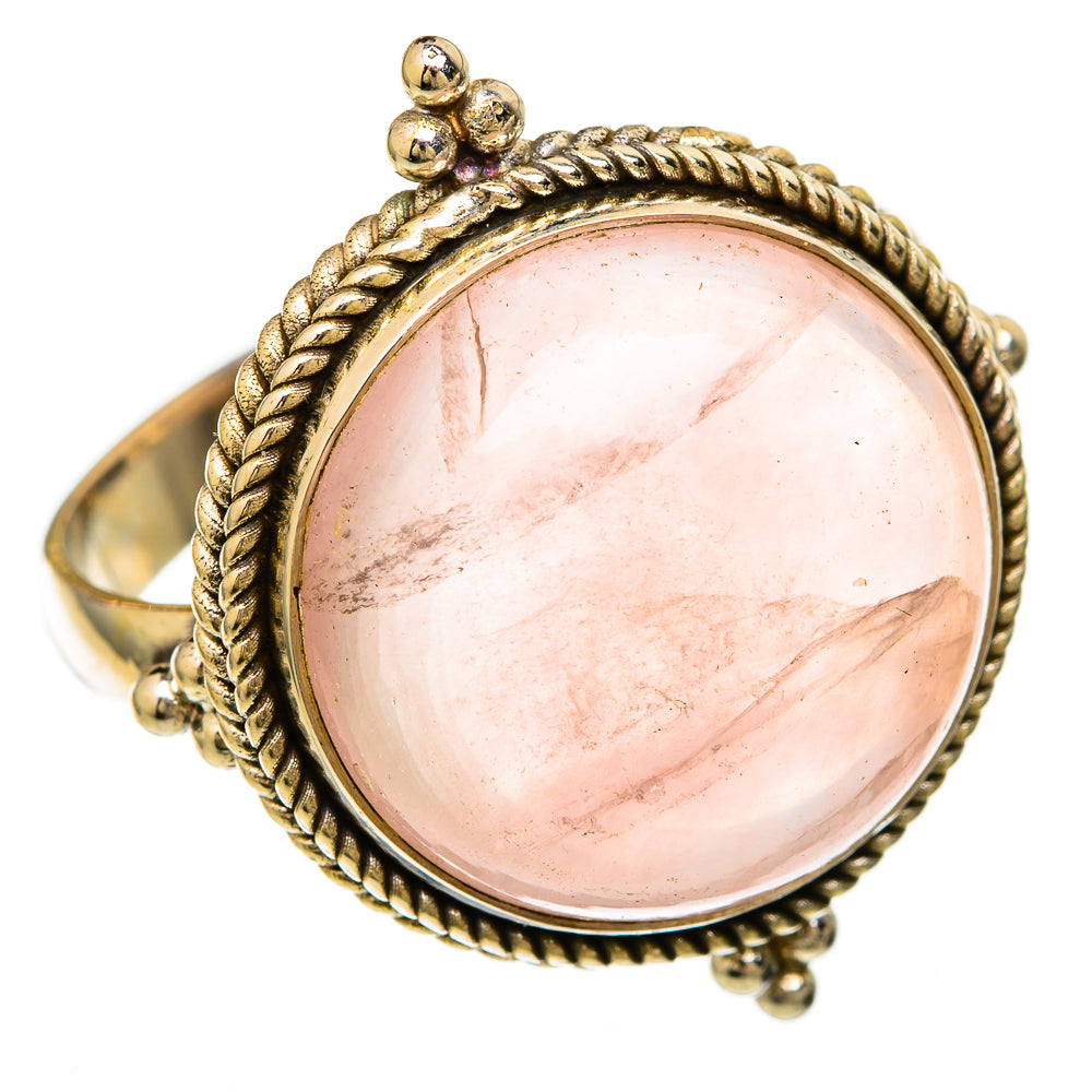 Rose Quartz Rings handcrafted by Ana Silver Co - RING103997 - Photo 2