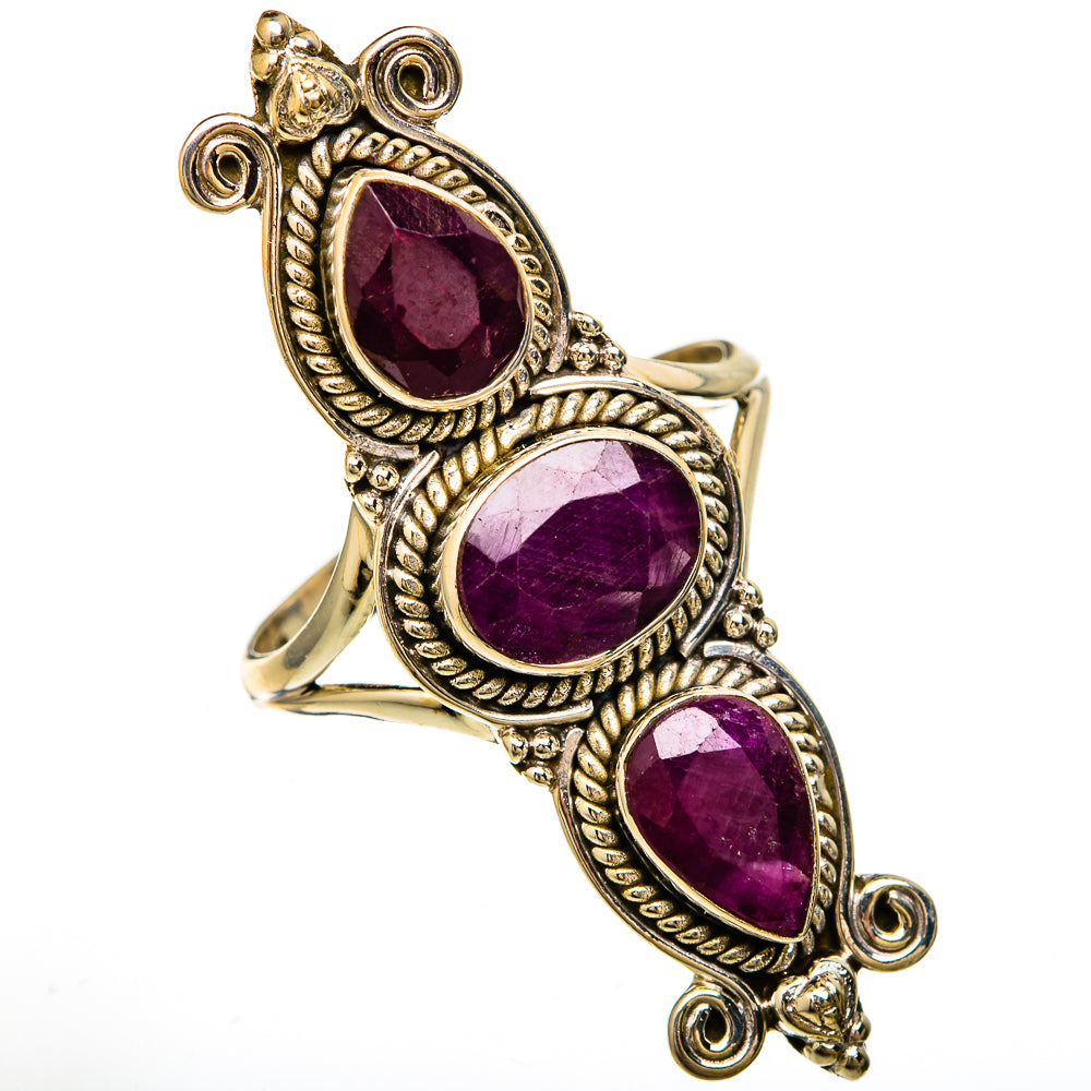 Ruby Rings handcrafted by Ana Silver Co - RING103998 - Photo 2
