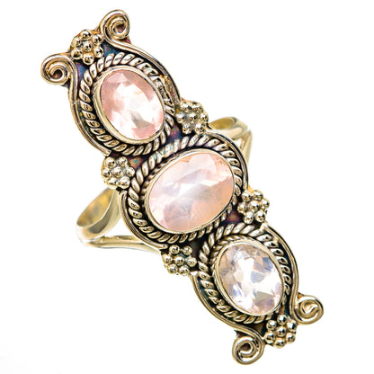 Rose Quartz Rings handcrafted by Ana Silver Co - RING103999 - Photo 2