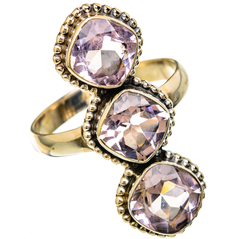 Kunzite Rings handcrafted by Ana Silver Co - RING104004 - Photo 2