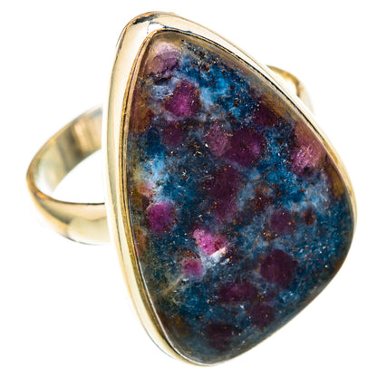Ruby Fuchsite Rings handcrafted by Ana Silver Co - RING104010 - Photo 2
