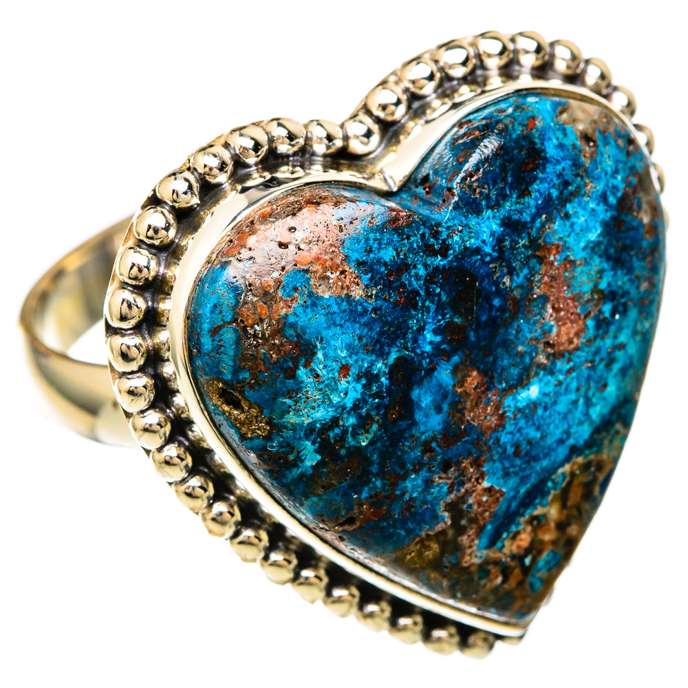 Shattuckite Rings handcrafted by Ana Silver Co - RING104011 - Photo 2