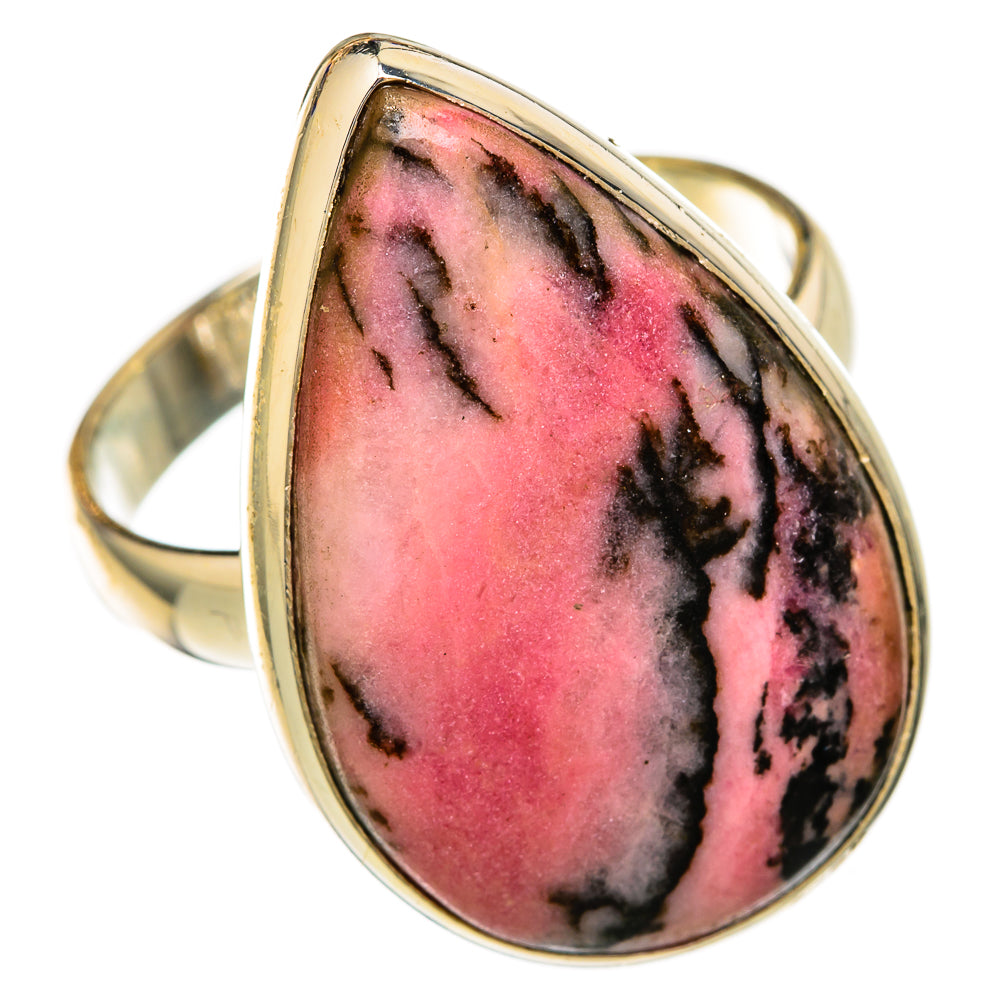 Rhodonite Rings handcrafted by Ana Silver Co - RING104020 - Photo 2
