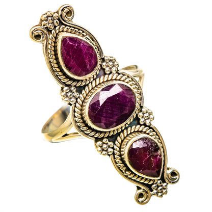 Ruby Rings handcrafted by Ana Silver Co - RING104021 - Photo 2