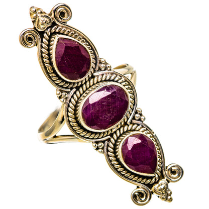 Ruby Rings handcrafted by Ana Silver Co - RING104023 - Photo 2