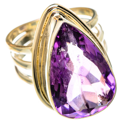Amethyst Rings handcrafted by Ana Silver Co - RING104025 - Photo 2