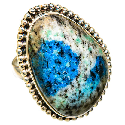 K2 Blue Azurite Rings handcrafted by Ana Silver Co - RING104029 - Photo 2