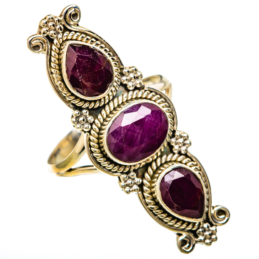 Ruby Rings handcrafted by Ana Silver Co - RING104040 - Photo 2