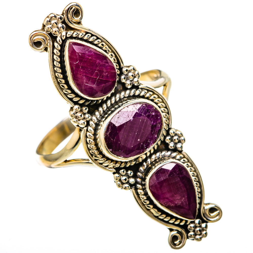 Ruby Rings handcrafted by Ana Silver Co - RING104045 - Photo 2