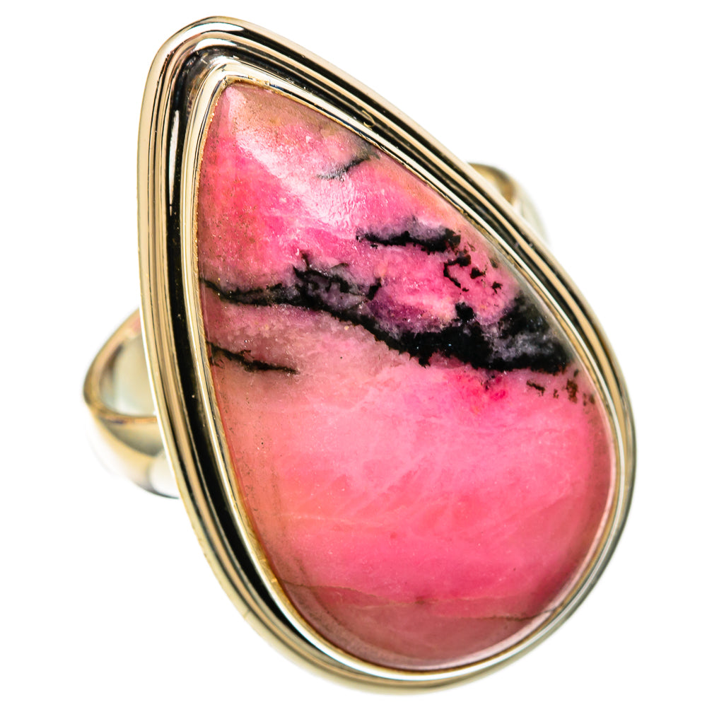 Rhodonite Rings handcrafted by Ana Silver Co - RING104048 - Photo 2