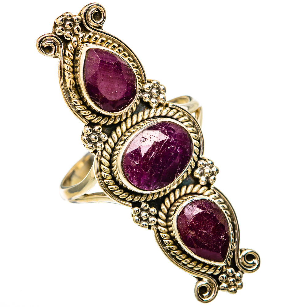 Ruby Rings handcrafted by Ana Silver Co - RING104049 - Photo 2