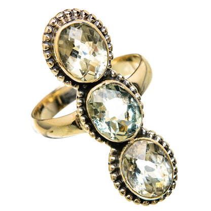 Green Amethyst Rings handcrafted by Ana Silver Co - RING104050 - Photo 2