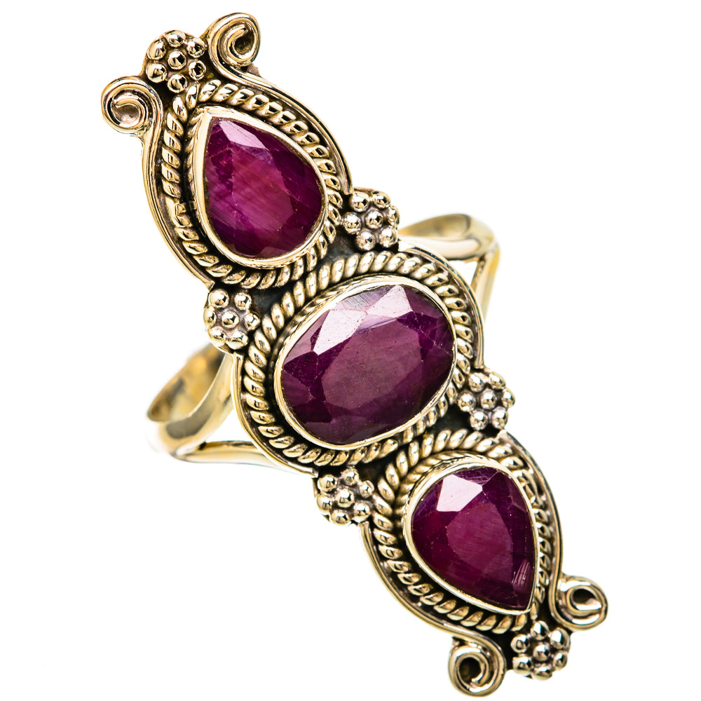 Ruby Rings handcrafted by Ana Silver Co - RING104053 - Photo 2