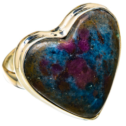 Ruby Fuchsite Rings handcrafted by Ana Silver Co - RING104063