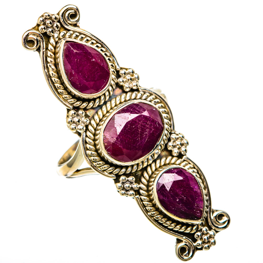 Ruby Rings handcrafted by Ana Silver Co - RING104065 - Photo 2