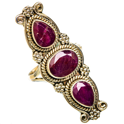 Ruby Rings handcrafted by Ana Silver Co - RING104070 - Photo 2