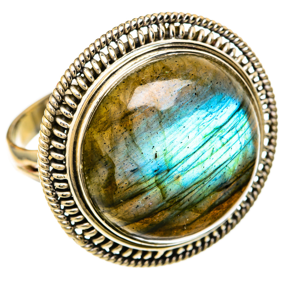 Labradorite Rings handcrafted by Ana Silver Co - RING104085 - Photo 2