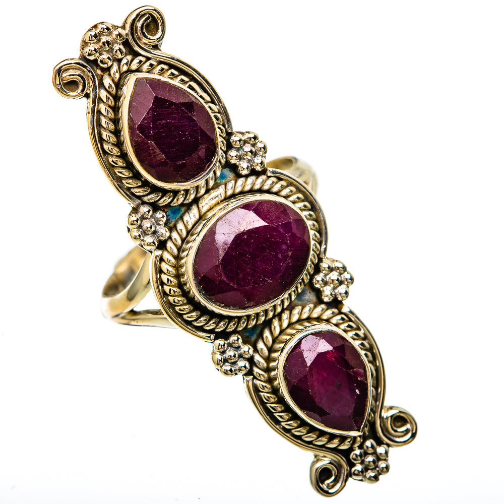 Ruby Rings handcrafted by Ana Silver Co - RING104086
