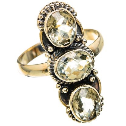 Green Amethyst Rings handcrafted by Ana Silver Co - RING104088 - Photo 2