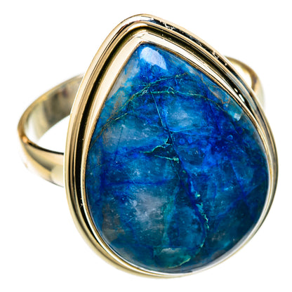 Chrysocolla In Quartz Rings handcrafted by Ana Silver Co - RING104094 - Photo 2