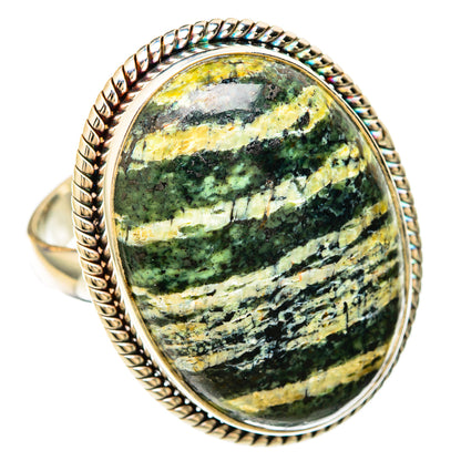 Lizard Jasper Rings handcrafted by Ana Silver Co - RING104098 - Photo 2