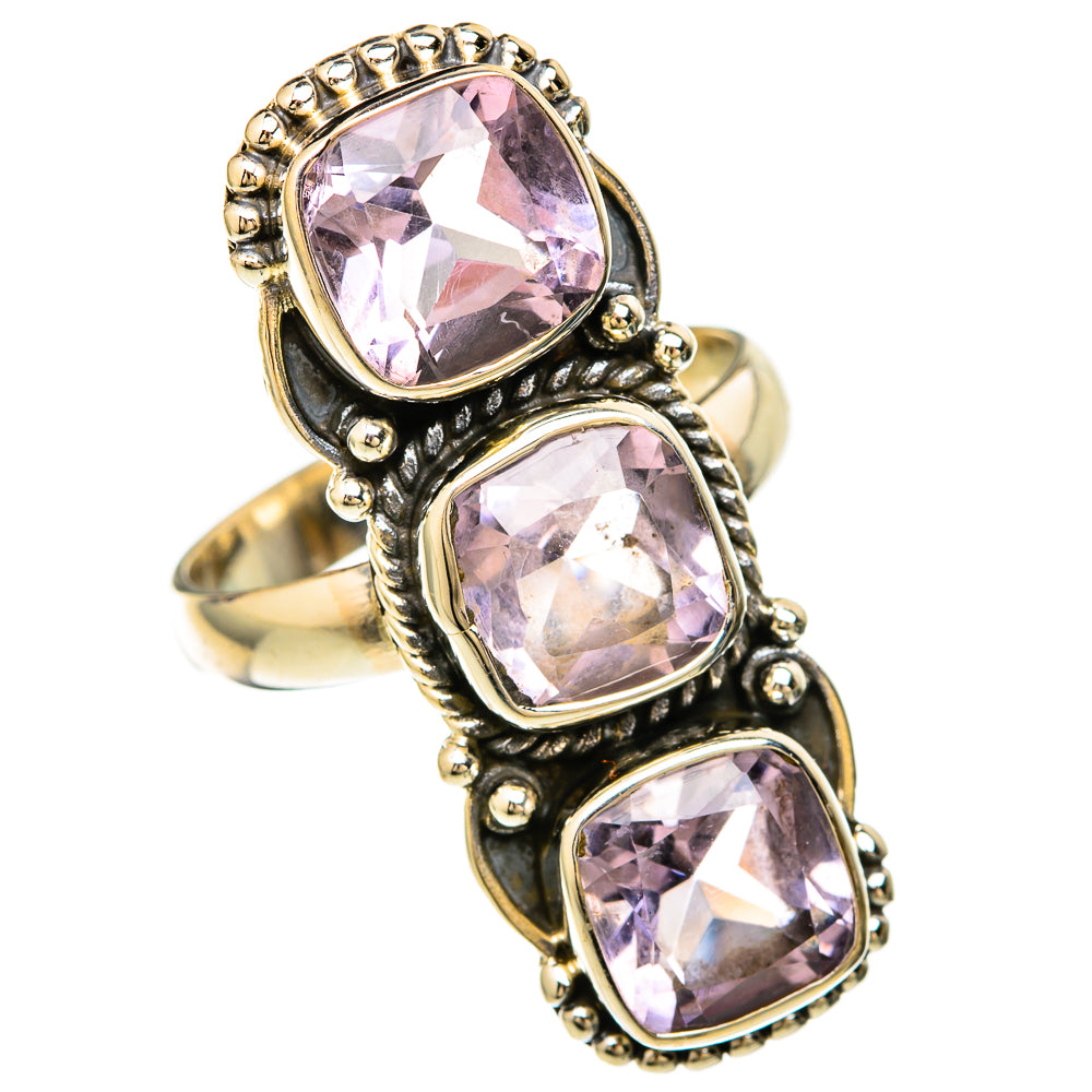 Kunzite Rings handcrafted by Ana Silver Co - RING104101