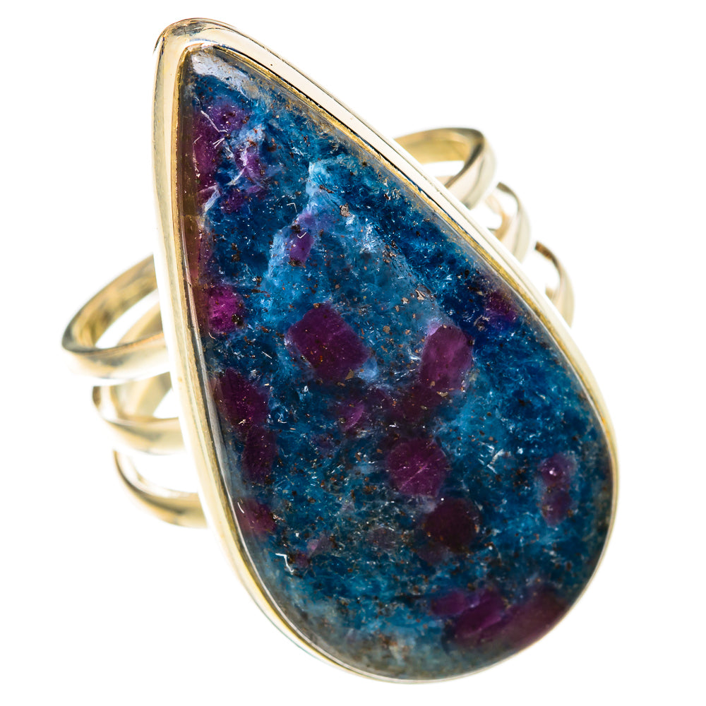 Ruby Fuchsite Rings handcrafted by Ana Silver Co - RING104105 - Photo 2