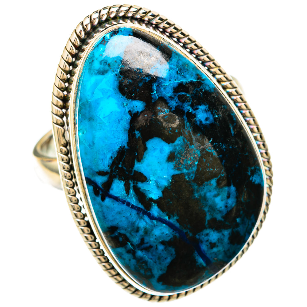 Shattuckite Rings handcrafted by Ana Silver Co - RING104106 - Photo 2