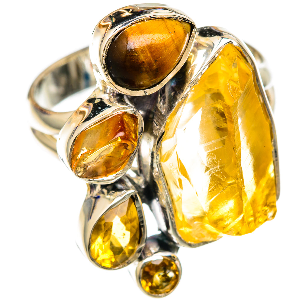 Citrine Rings handcrafted by Ana Silver Co - RING104123 - Photo 2