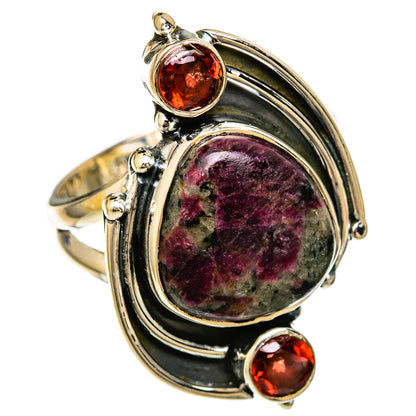 Russian Eudialyte Rings handcrafted by Ana Silver Co - RING104138 - Photo 2