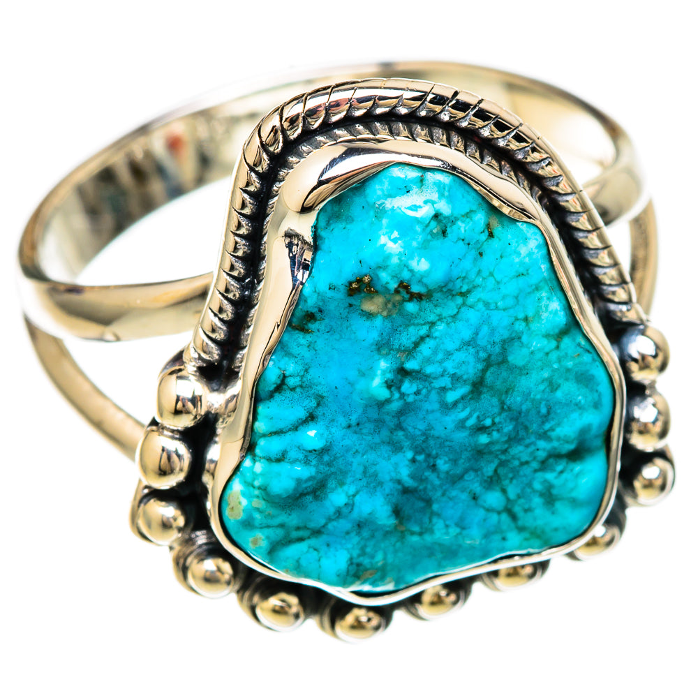 Chrysocolla Rings handcrafted by Ana Silver Co - RING104144 - Photo 2