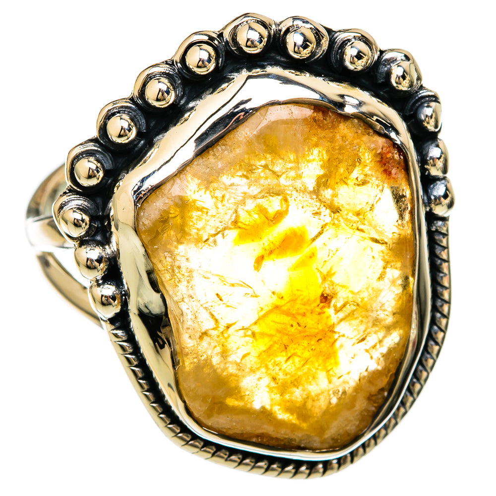 Citrine Rings handcrafted by Ana Silver Co - RING104151 - Photo 2