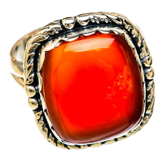 Red Onyx Rings handcrafted by Ana Silver Co - RING104152 - Photo 2