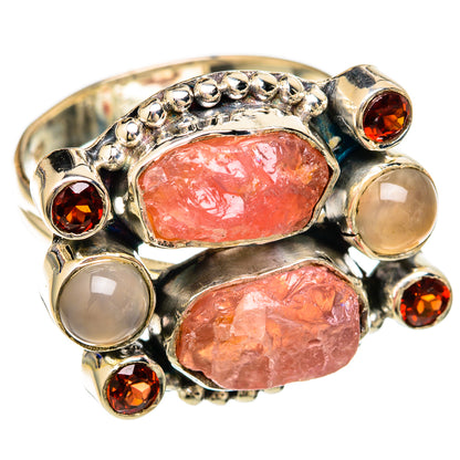 Rose Quartz Rings handcrafted by Ana Silver Co - RING104153 - Photo 2