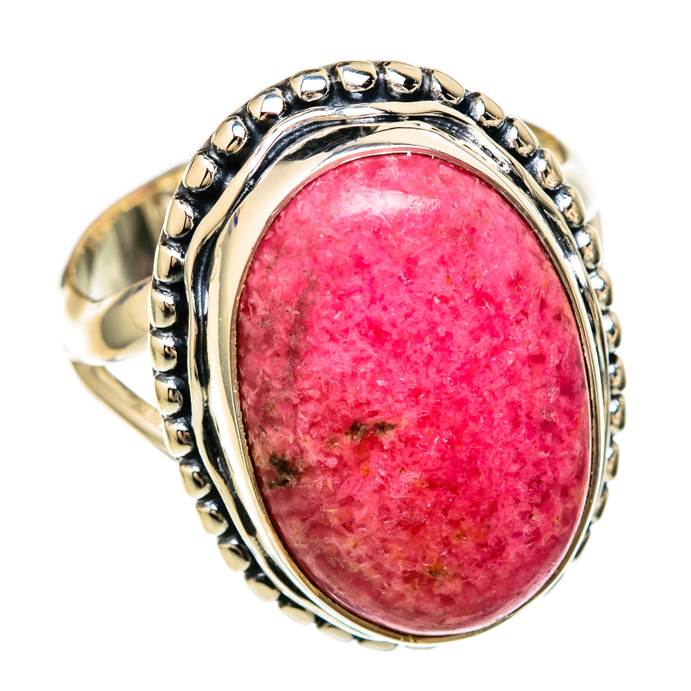 Rhodonite Rings handcrafted by Ana Silver Co - RING104154 - Photo 2