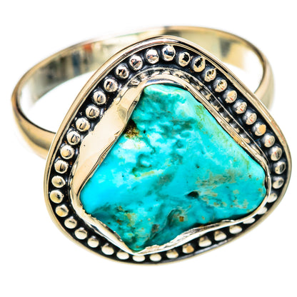 Chrysocolla Rings handcrafted by Ana Silver Co - RING104168 - Photo 2