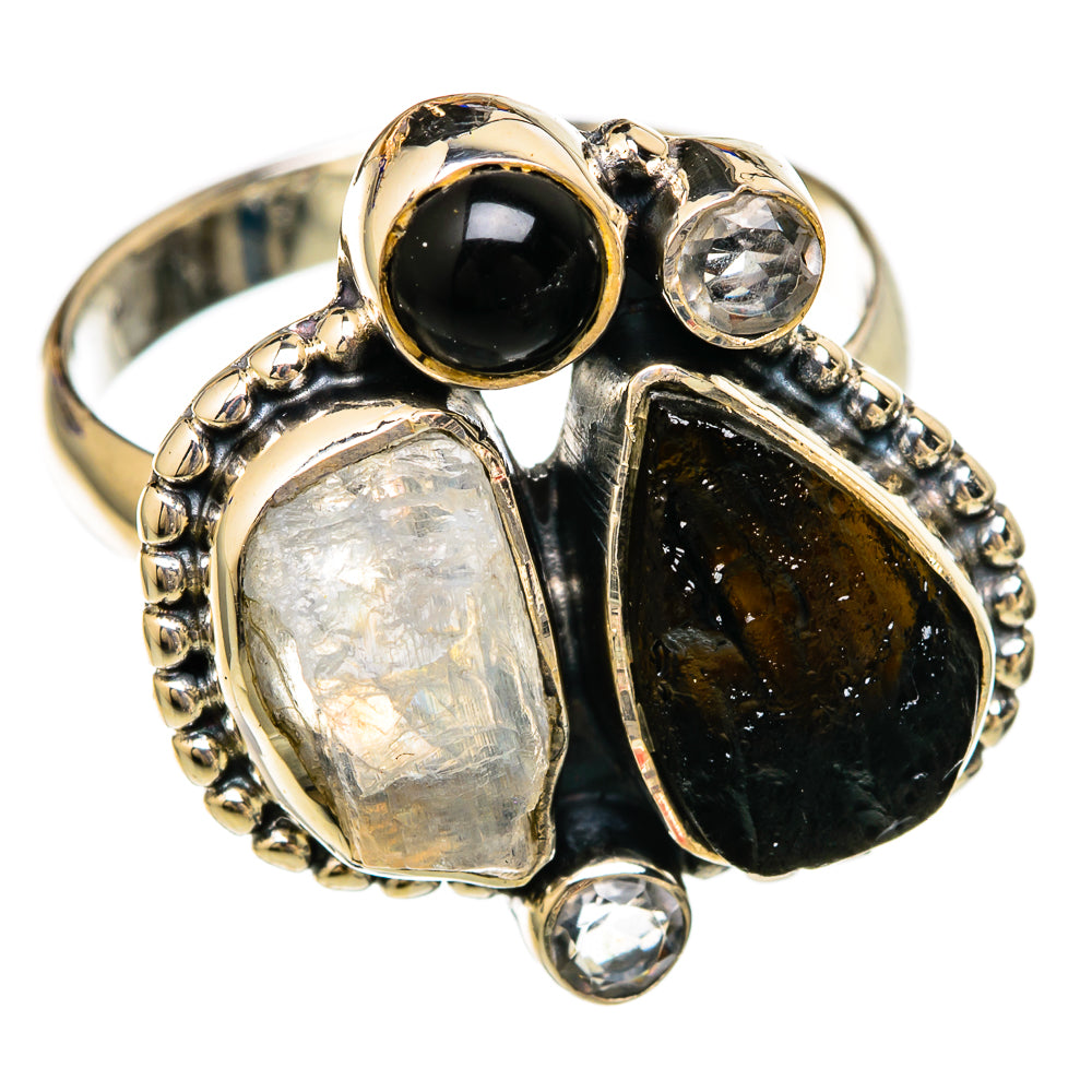 Tektite Rings handcrafted by Ana Silver Co - RING104183 - Photo 2