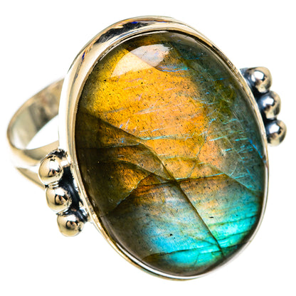 Labradorite Rings handcrafted by Ana Silver Co - RING104188 - Photo 2