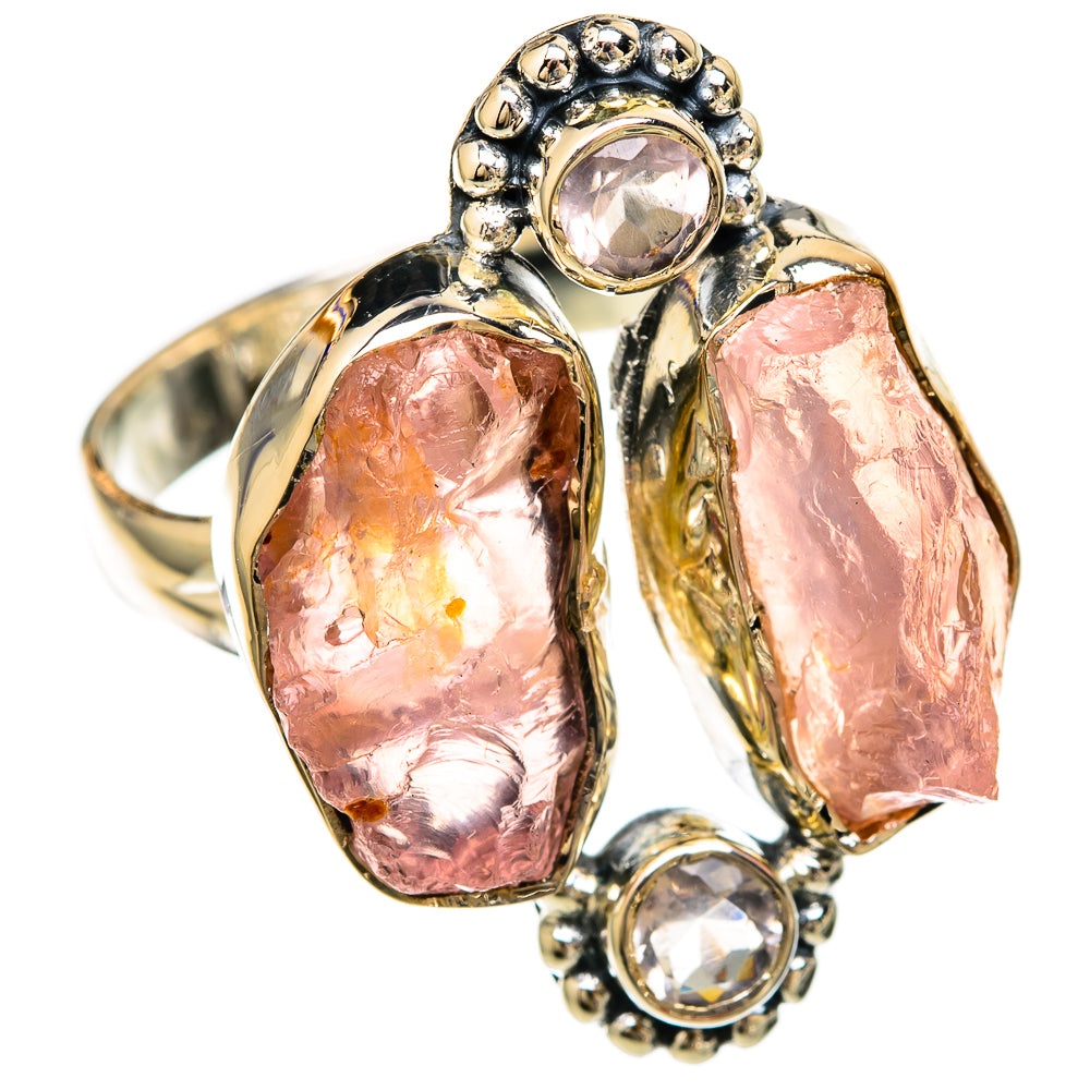 Rose Quartz Rings handcrafted by Ana Silver Co - RING104197 - Photo 2